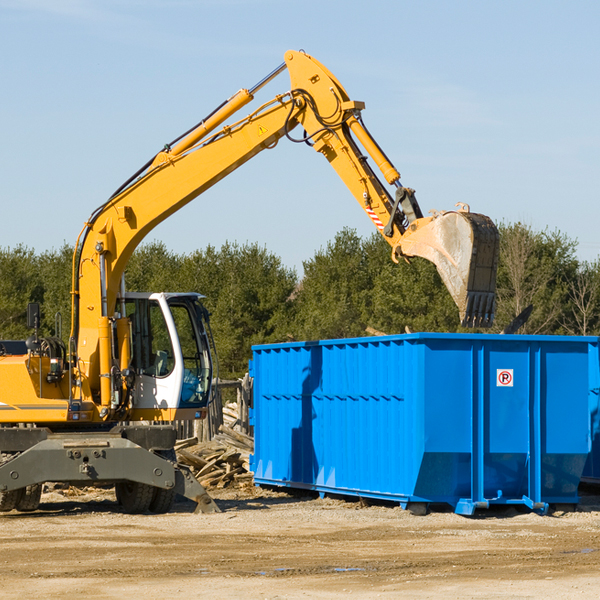 what are the rental fees for a residential dumpster in Ernul